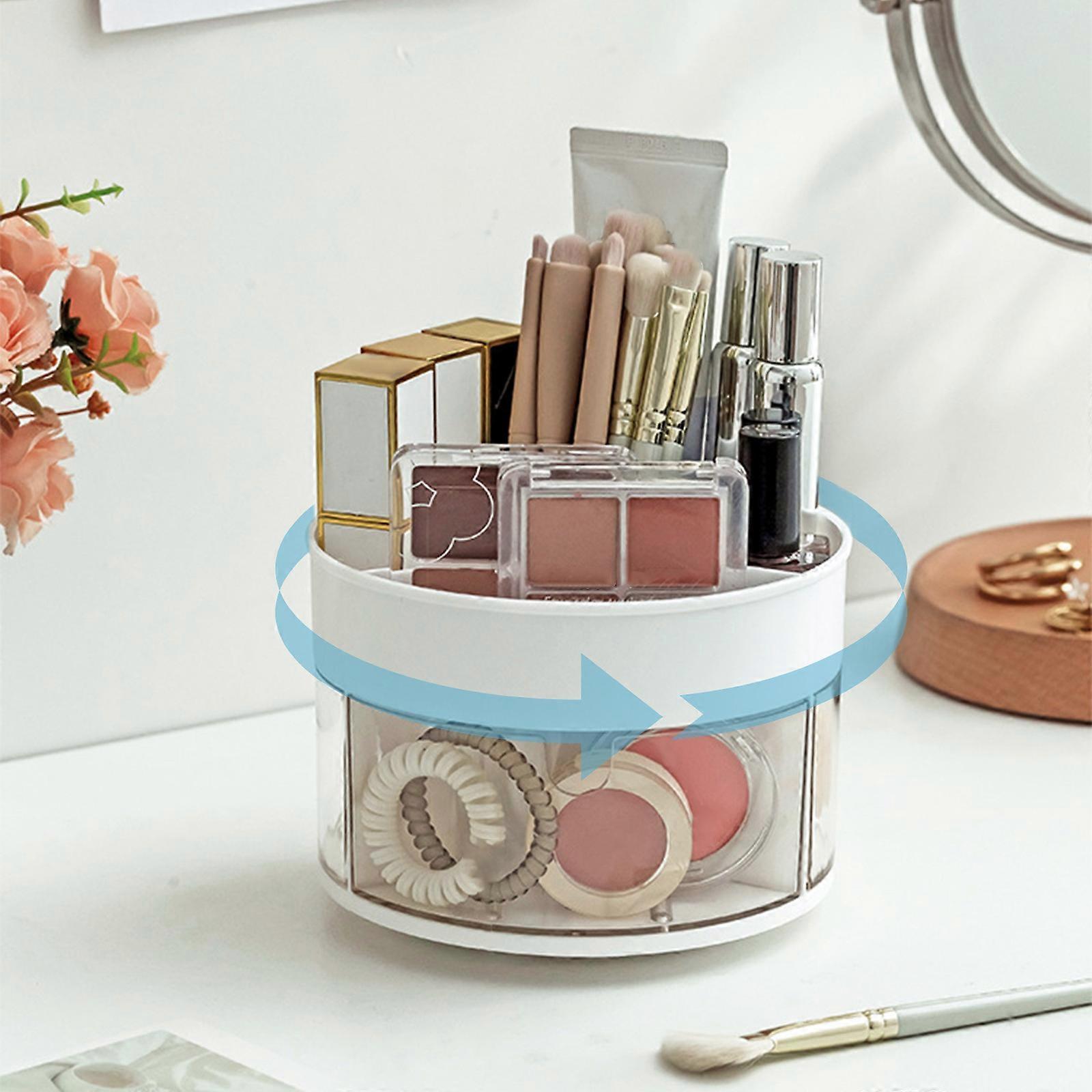 Rotating File OrganiserCosmetic Compartment OrganiserStudent Desktop Multifunctional Pen HolderShelf Flye242926