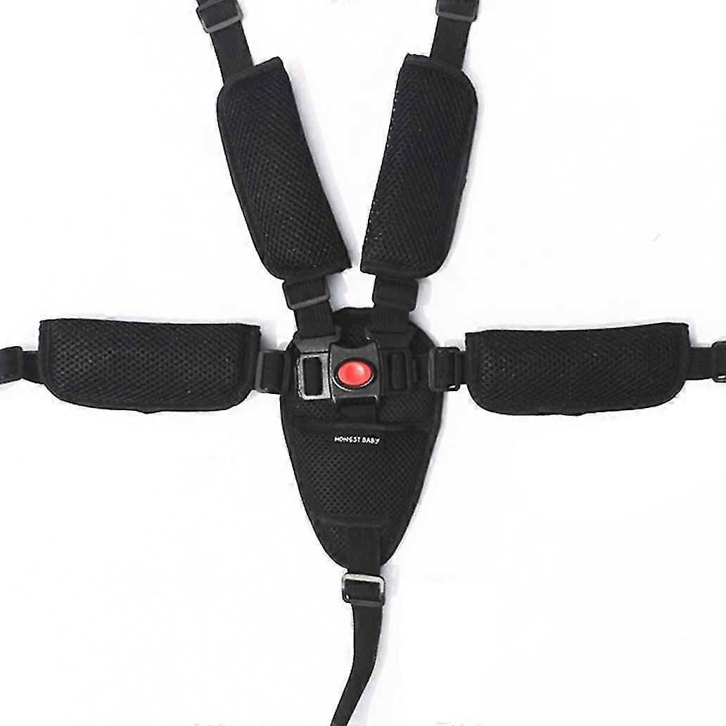 Baby Safety Belt Harness - Adjustable 5 Point Safety Harness - Universal For High Chair, Stroller