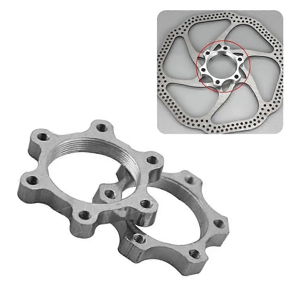 1Pc Disc Brake Centrelock Hub 6 Hole Adaptor Bike Bicycle MTB Freewheel Threaded Conversion Seat 6 Bolt Rotor 44/48mm