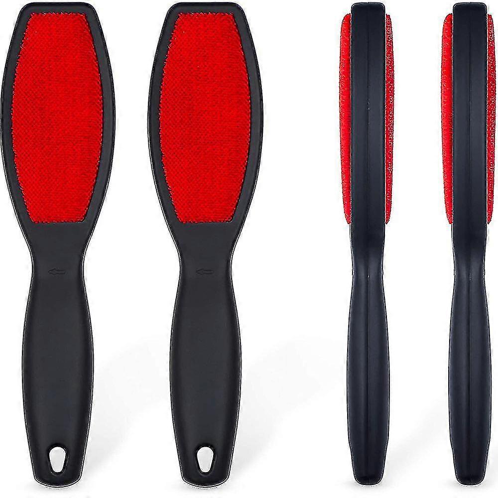 2pcs Double-sided Lint Brush, Reusable Lint Remover, Remove Pet Hair, Fuzz, Dust