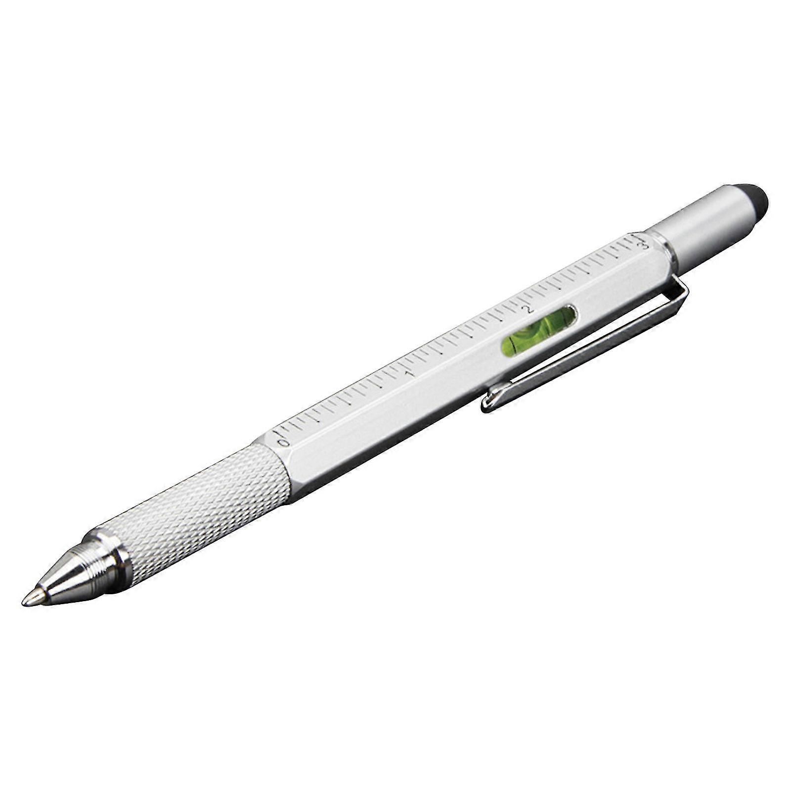3pc Multi-function Tool Pen, Phillips Screwdriver, Level Gauge, Capacitance Pen, Six In One