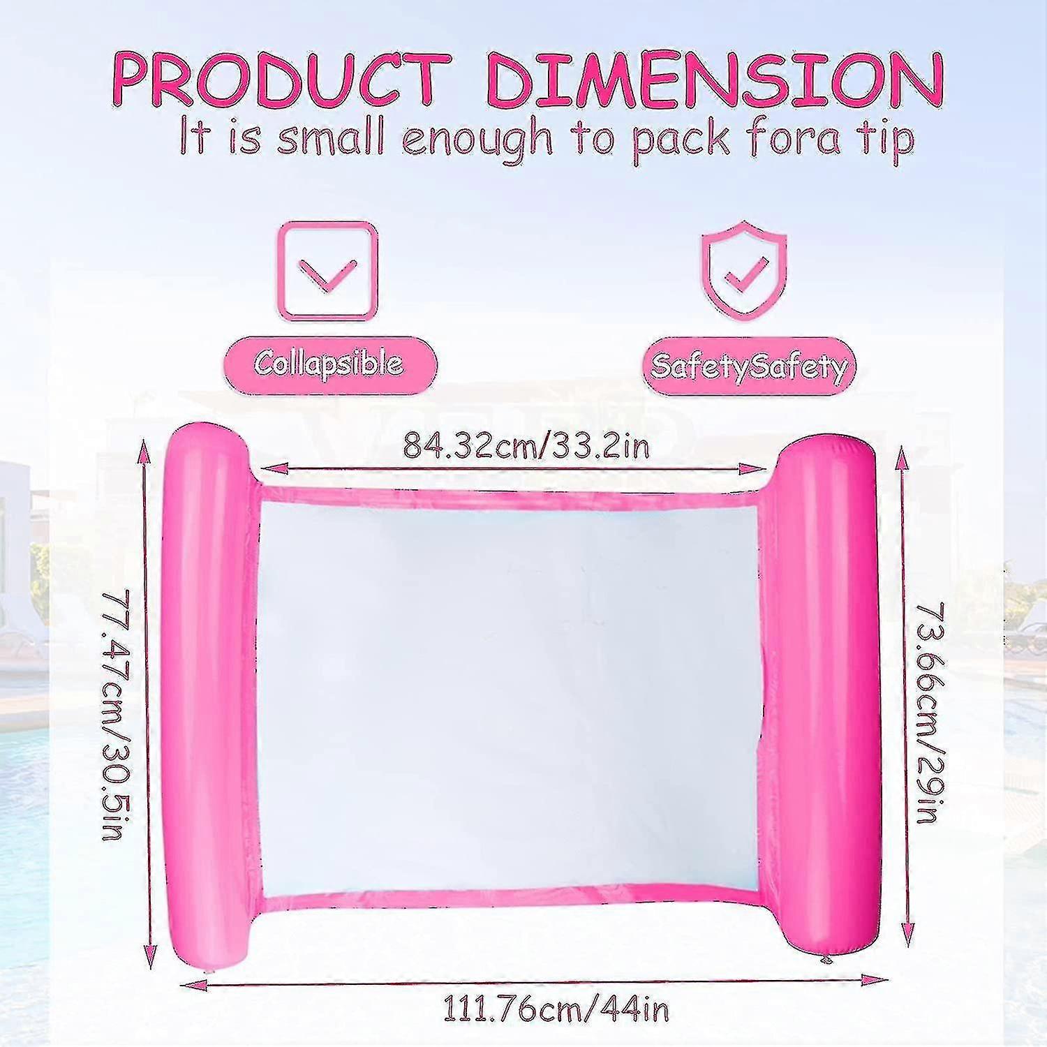 Inflatable Water Hammock, Reclining Floating Hammock, Inflatable Floating Bed Hammock--