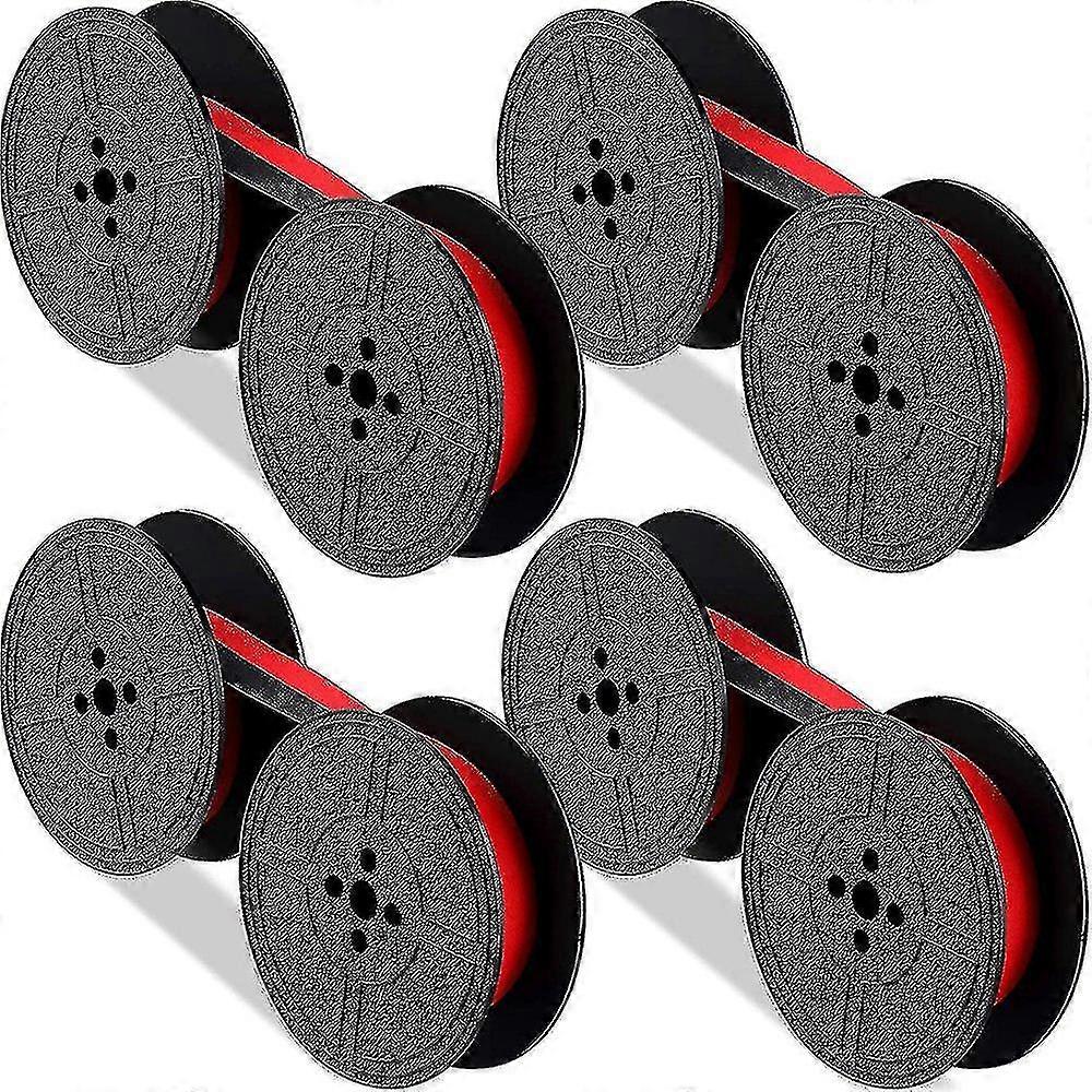 4 Pack Typewriter Ribbon Twin Spool Typewriter Ribbon Ink Twin Spool Ink Replacement Part For Typew