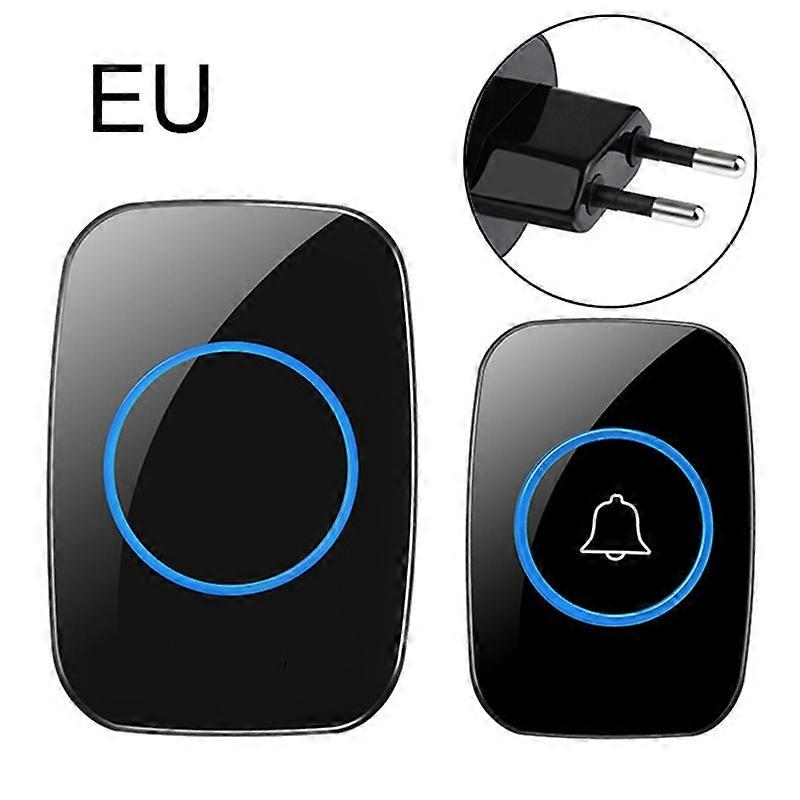 A10 Waterproof Wireless Doorbell 300m Remote Chime Plug-in Button Ring Alarm