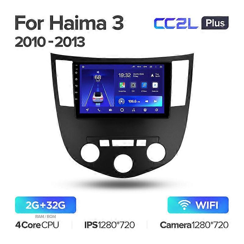 CC2L CC2 Plus Haima 3 HMC7185A H11 2010 - 2013 Autoradio multimediavideosoitin navigointi GPS Android No 2din 2 din dvd