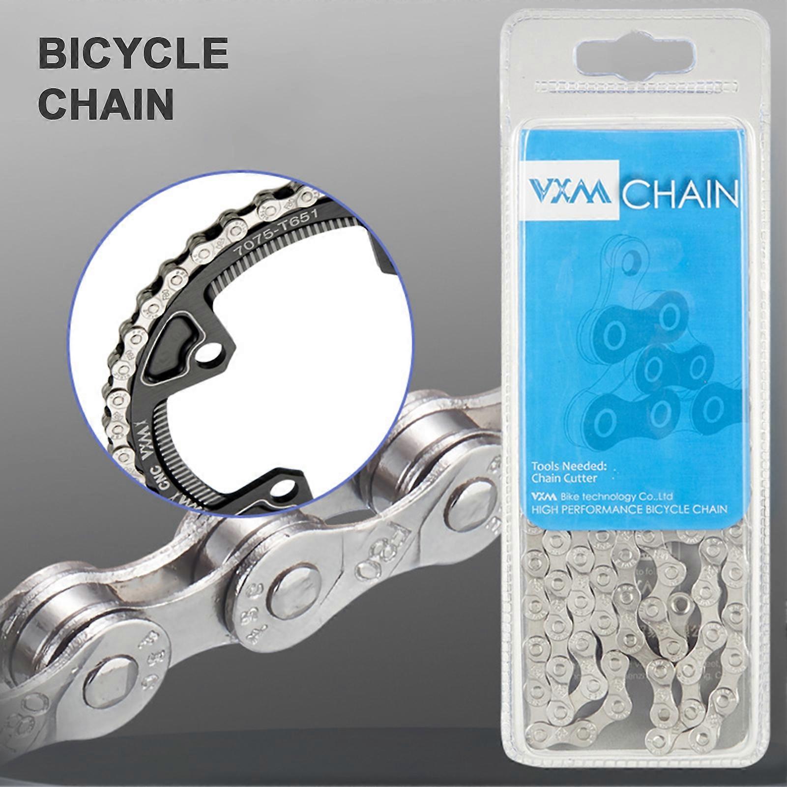Kaesi VXM Bicycle Chain Electroplated Anti-rust Anti-corrosion Wear-resistant High Tensile Strength Replacement 116 Links 6/7/8 Speed MTB Mountain Roa