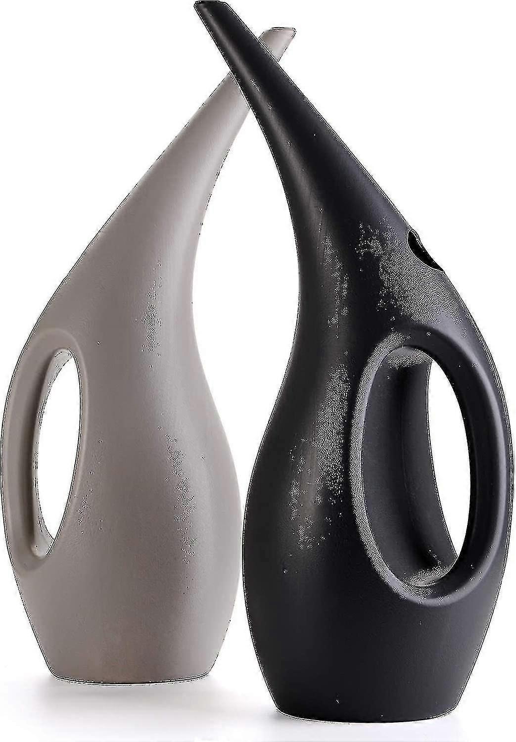 2 Pack Plastic Watering Can, Elegant Watering Pot, Small Indoor1.5l