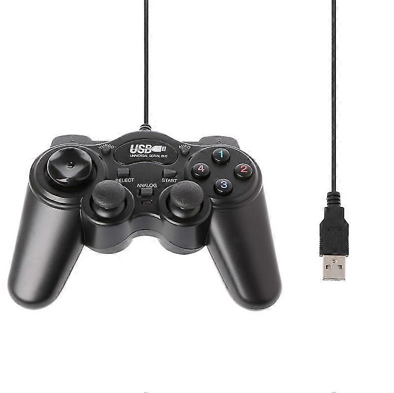 Usb 2.0 Gamepad Gaming Joystick Wired Game Controller For Pc Computer Laptop