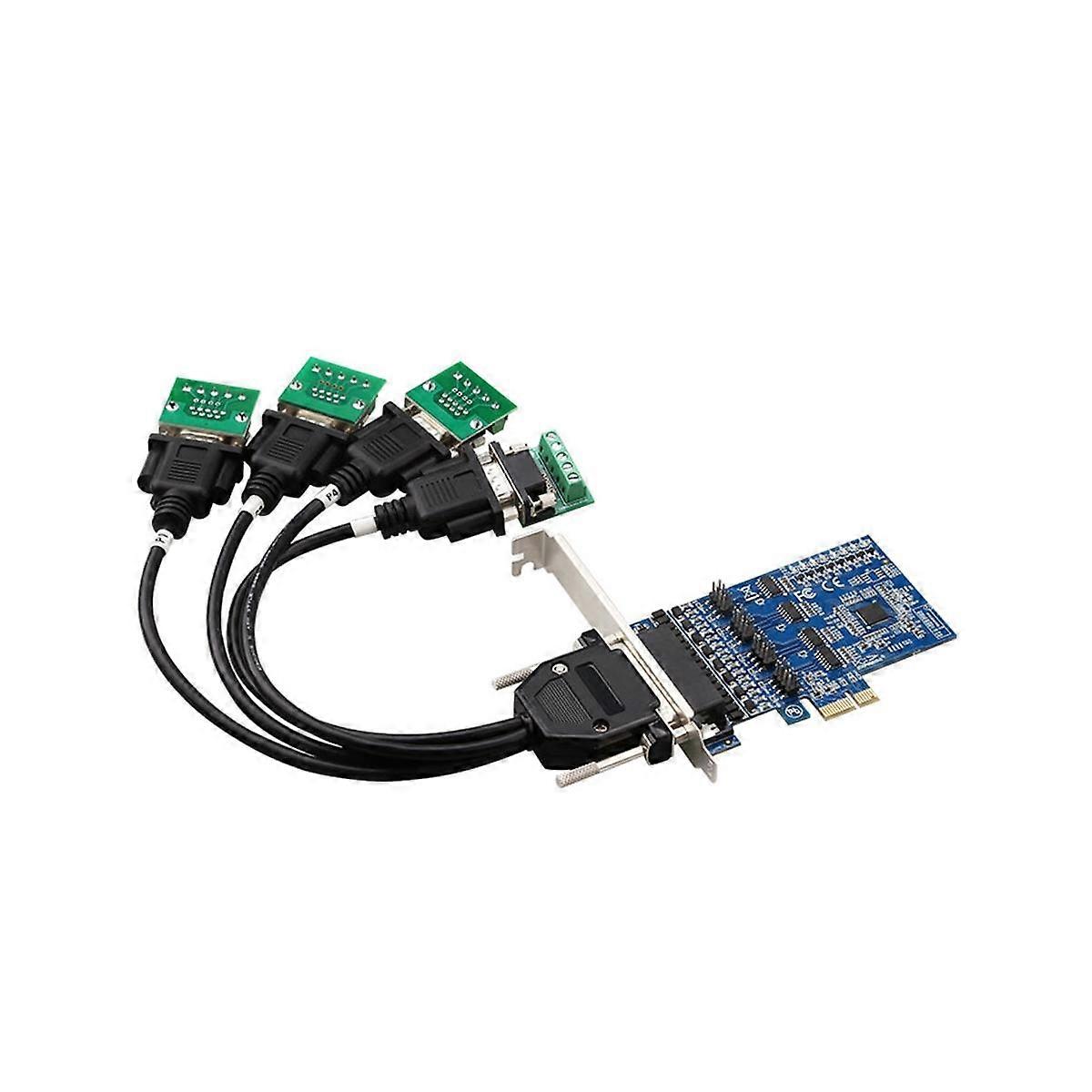 PCI Expansion 4 Ports RS422 RS485 Expansion Card PCI-E To -422 -485 Multi-Serial Card Industrial Pr