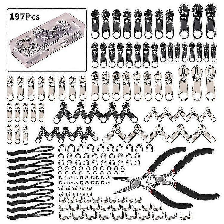 Zipper Repair Kit With Replacement Zippers