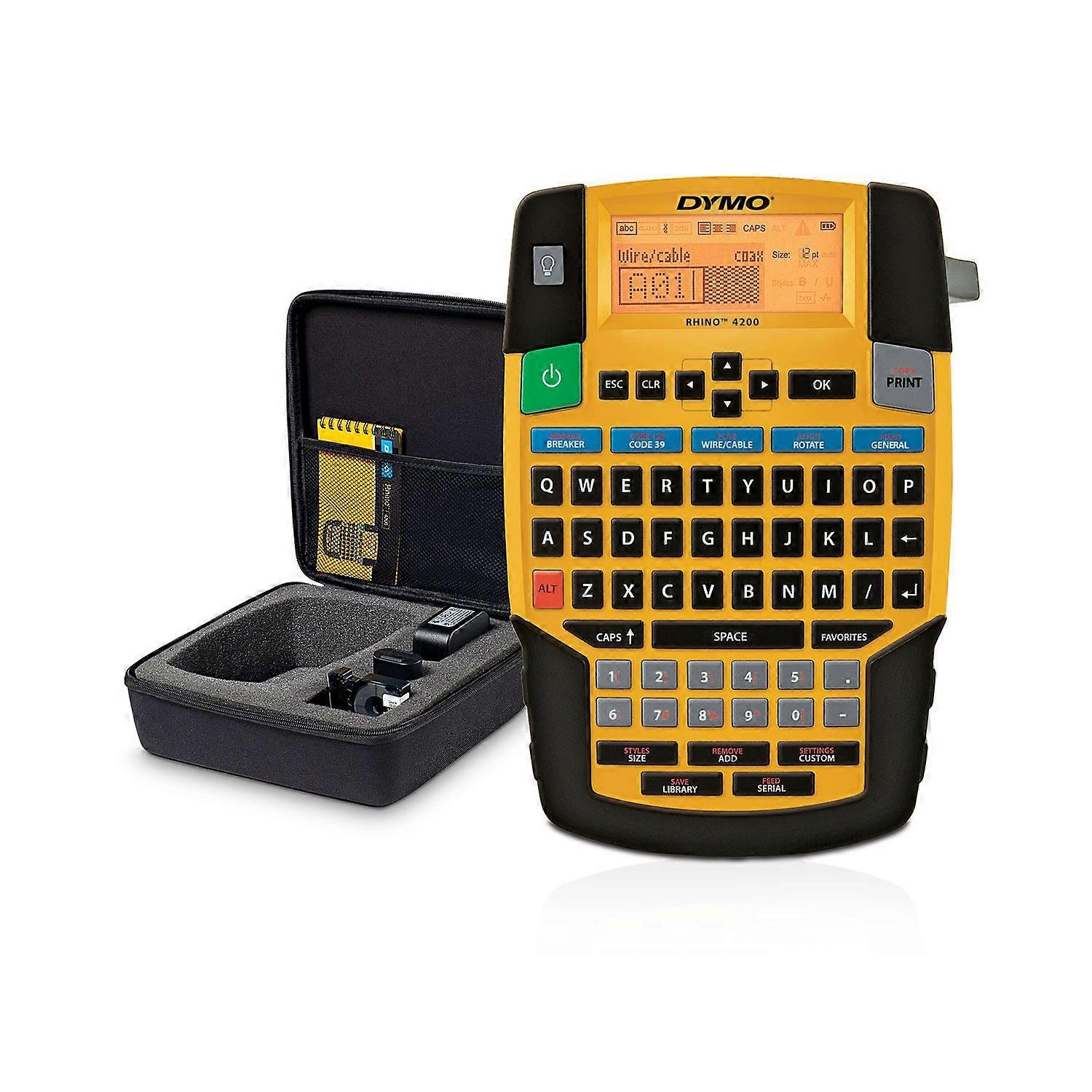 DYMO RHINO 4200 Kit label printer With Free Kit Case