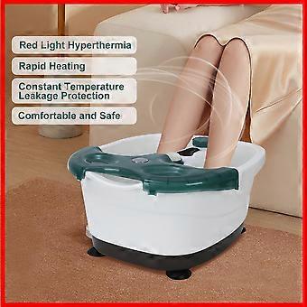 Electric Heated Foot Bath Bucket Bubble Massage Foot Bath...