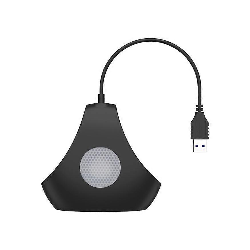 Portable 4 Port USB 3.0 HUB High Speed 5Gbps Multi USB Splitter Expander Adapter for PC Computer Accessories(1pcs, black)