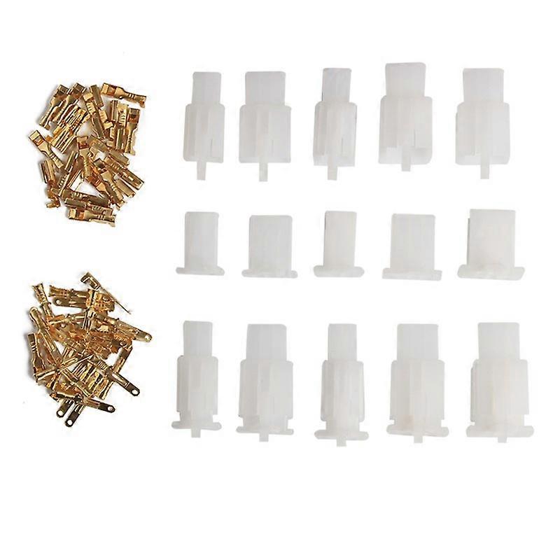 35set 2.8mm Automotive Connector Kit 2 3 4 6  Pin Automotive Electrical Wire Connectors Kit, with  125pcs Male/female Pin Header Crimp Wire Terminal f