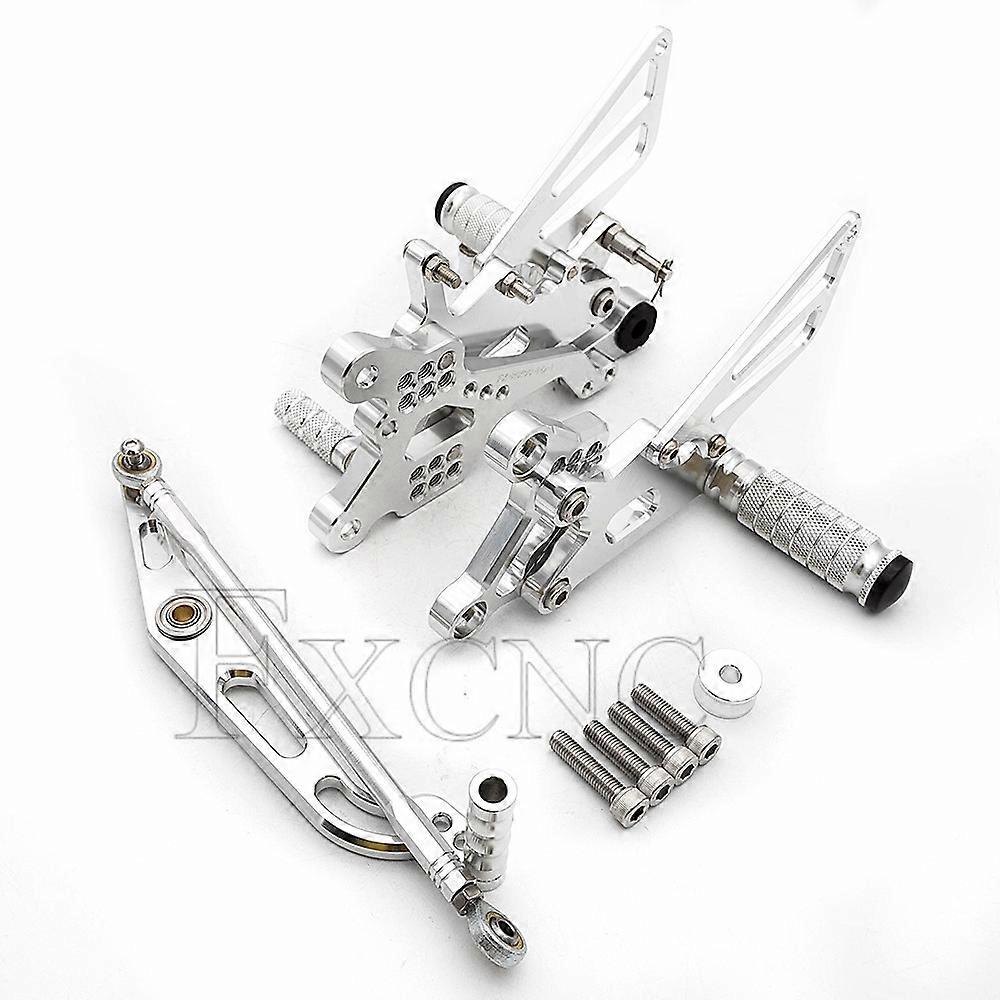 Για YAMAHA R6 R6S 2006-2020 CNC Ρυθμιζόμενο Πίσω Σετ Υποπόδιο Υποπόδιο 2006, 2007, 2008, 2009, 2010, 2011, 2012