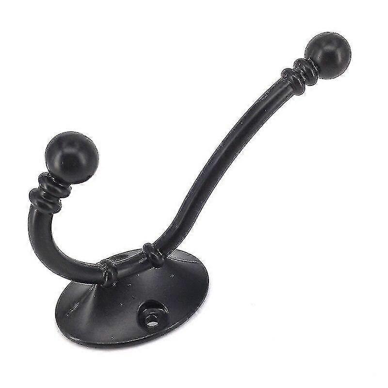 modern Black Design Wall Mount Zinc Alloy Hook, 96*34mm