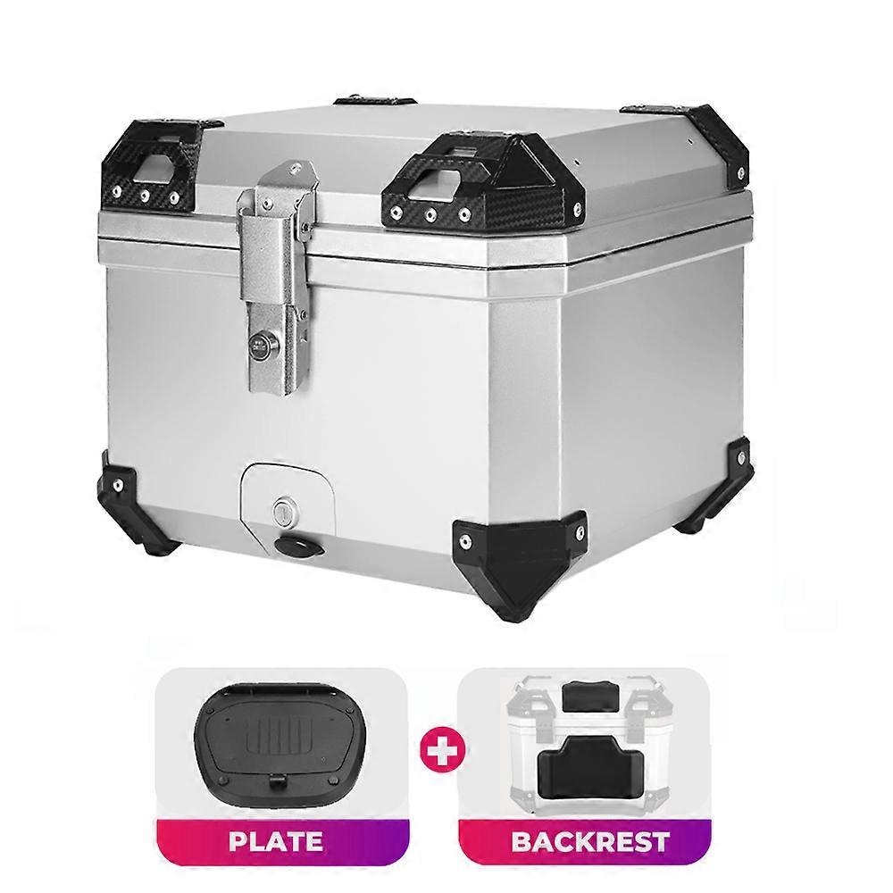 ビッグバイクトランク防水オートバイテールバッグ45LリアボックスオートバイアクセサリーABSボックス