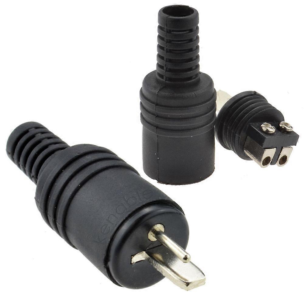 2PCS 2 pin DIN Plug Speaker and HiFi Connector Screw Terminals Audio Lamp Power Signal Plug