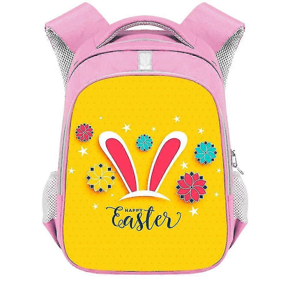 easter primary school backpack girl pink schoolbagcolor-5
