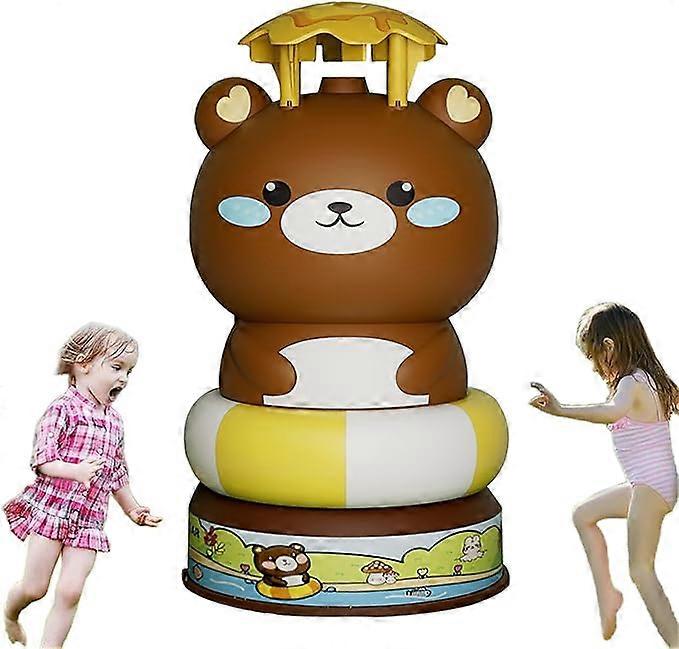 360度回転ロケットスプリンクラー-子供と幼児のための完璧な夏の水おもちゃ