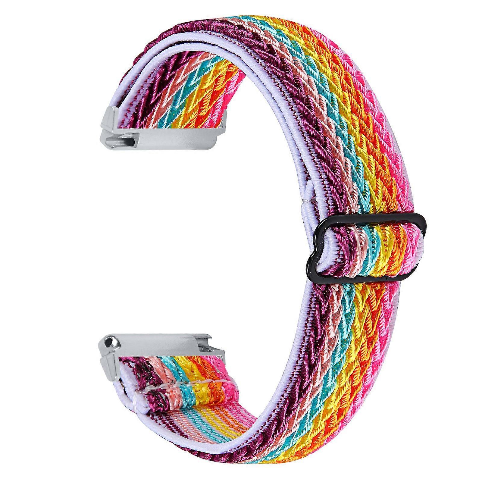 For Garmin Vivomove 3 / GarminMove 3 20mm Elastic Watch Strap Replacement Watchband
