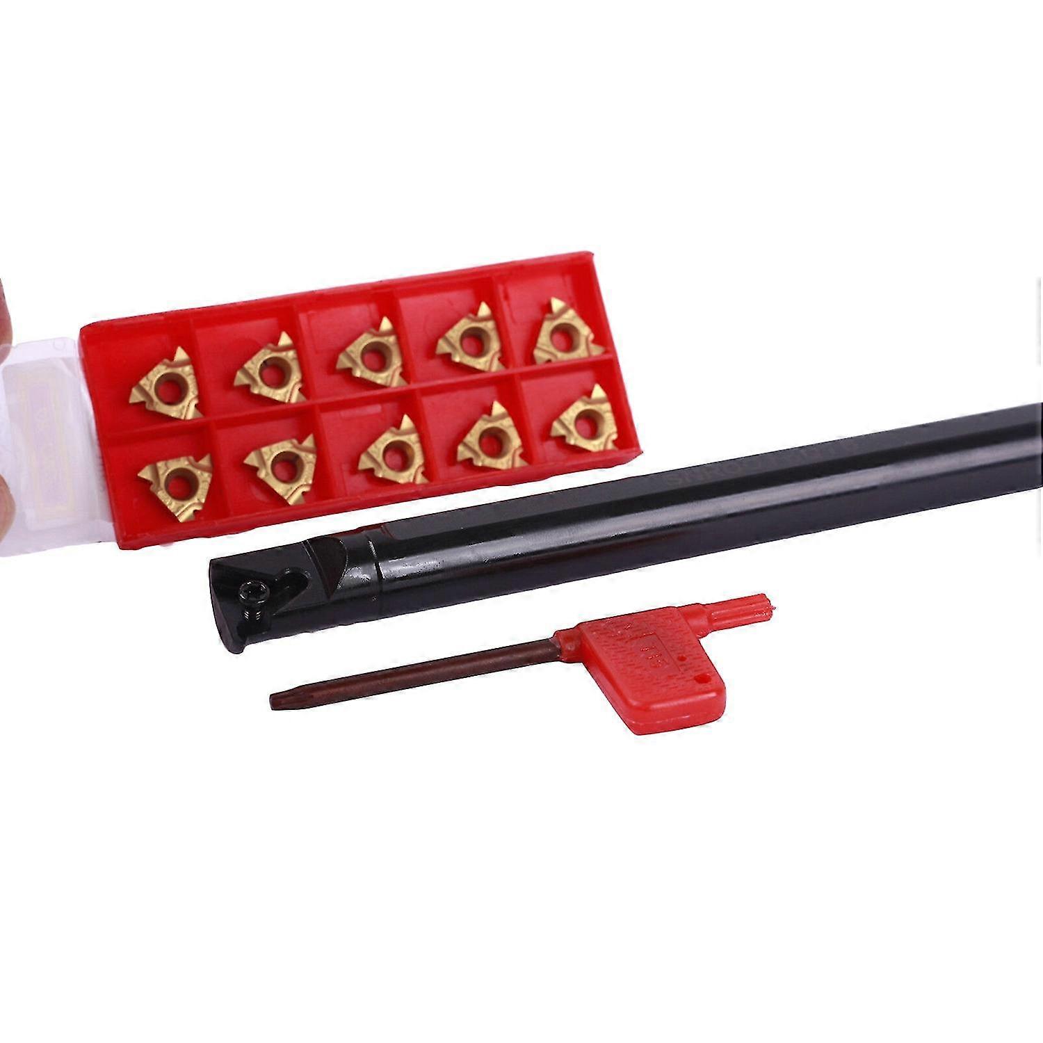 1pc Snr0016q16 Threading Lathe Turning Tool Holder With 16ir Ag60 Smx30 Inserts