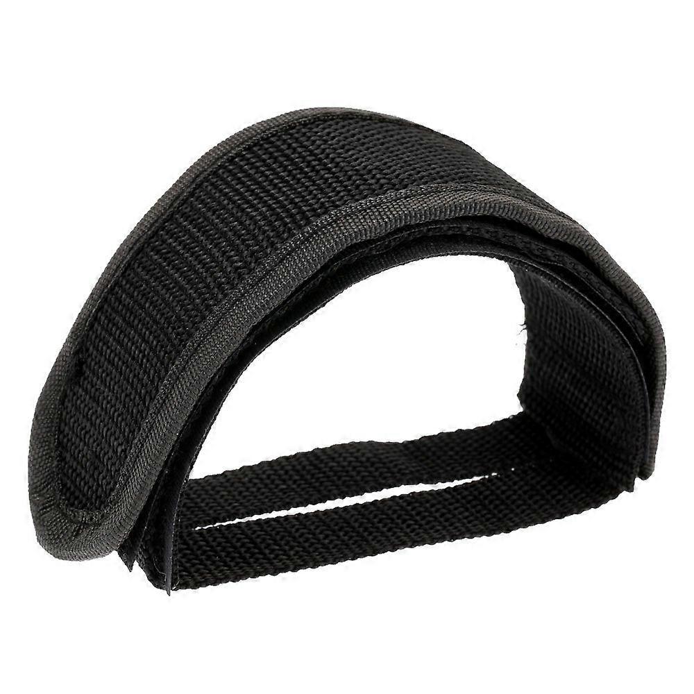 Fixed Fixie BMX Bike Bicycle Anti-slip Double Adhesive Straps Pedal Toe Clip Strap Belt black