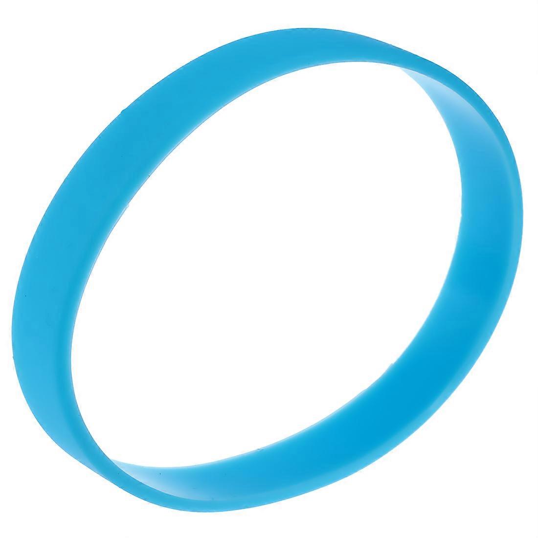 Caoutchouc de silicone élastique Bracelet Bracelet bleu