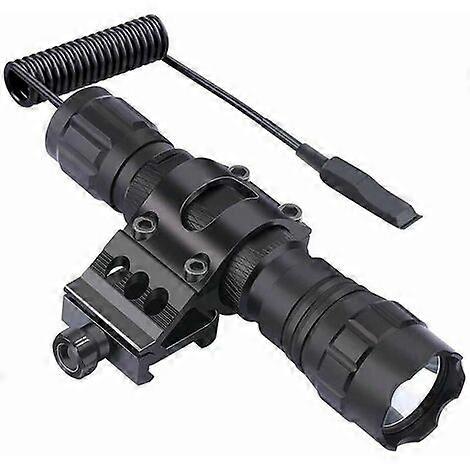 RARE LED Flashlight Bead, Tactical LED Flashlight, 1 Flashlight Mode Light, with 45 Mount Button Switch, Side Shift Ring