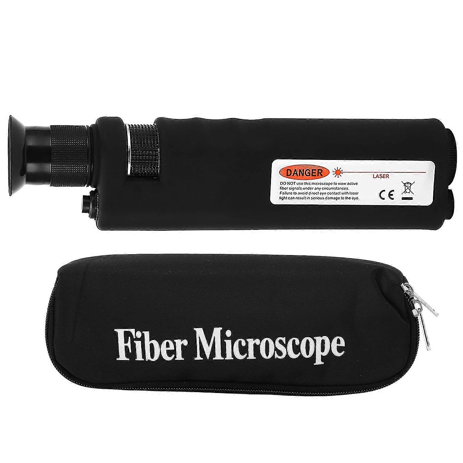 Fiber Optic Microscope 200X Handheld Inspection Tool for Engineers and Operators