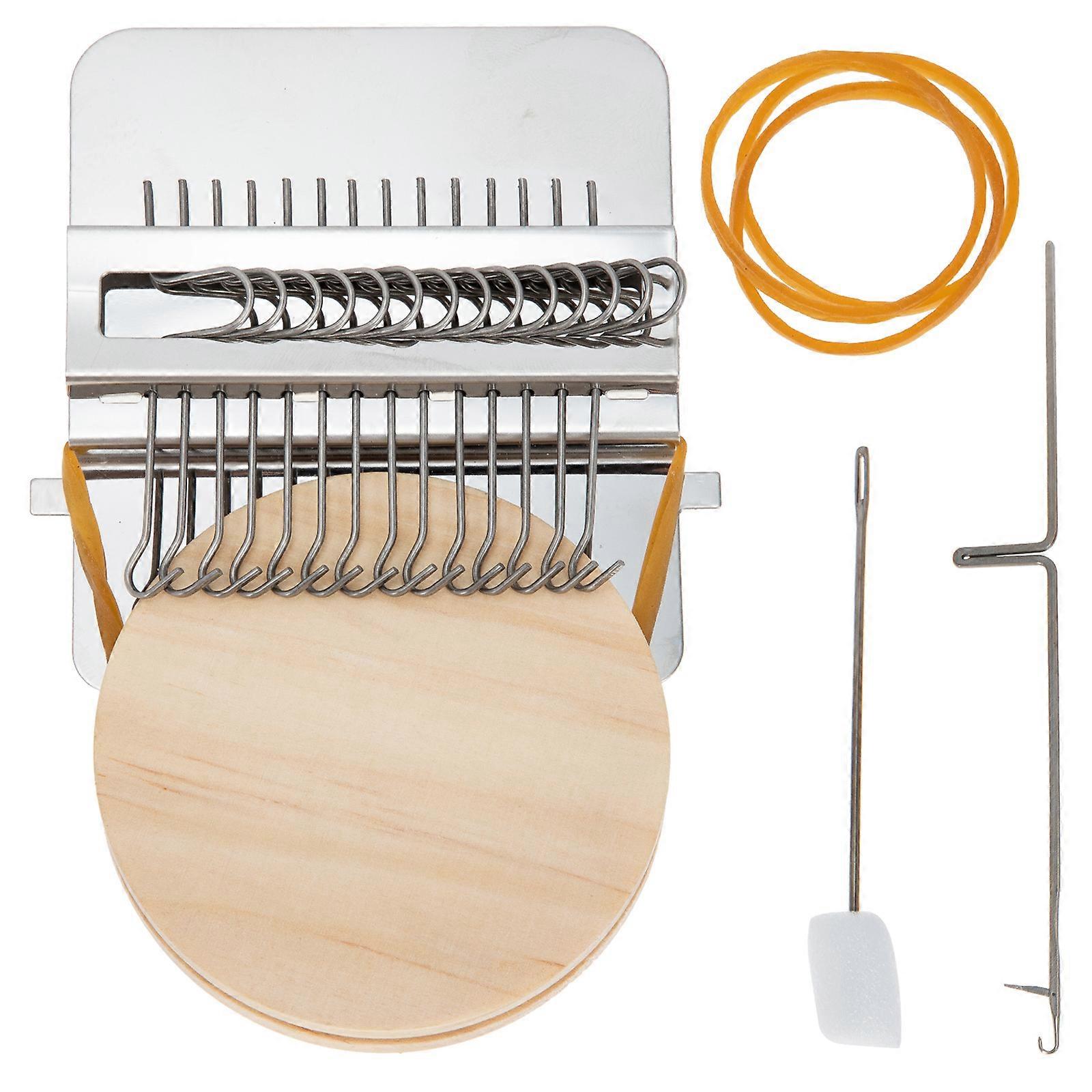 1 Set Mini Loom Knitting Tool Weave Tool Darning Mini Loom Machine Yarn Knitting Tool