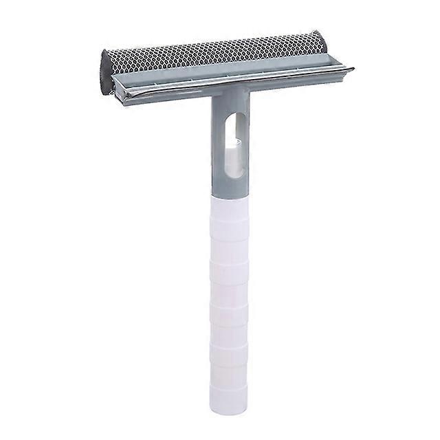 Window Cleaning Brush Bathroom Mirror Glass Wiper Glass Cleaning Tool With Spray Double-sided Window Squeegee Cleaner Scraper