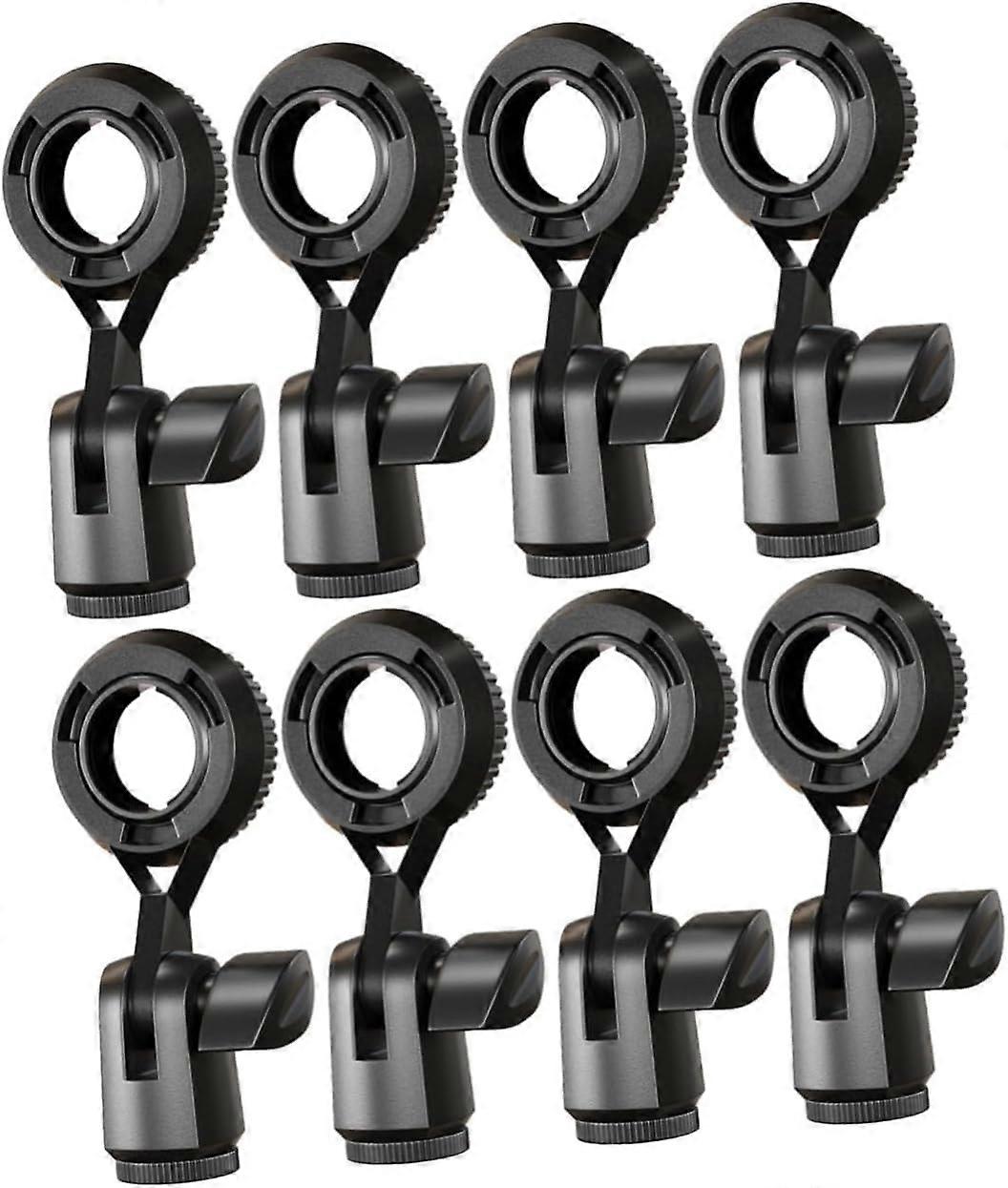 8 Pieces PC Microphone Holder For Computer Condenser Microphone Clip For Microphone Wireless Microphone Clip Computer Mic Rotating Microphone