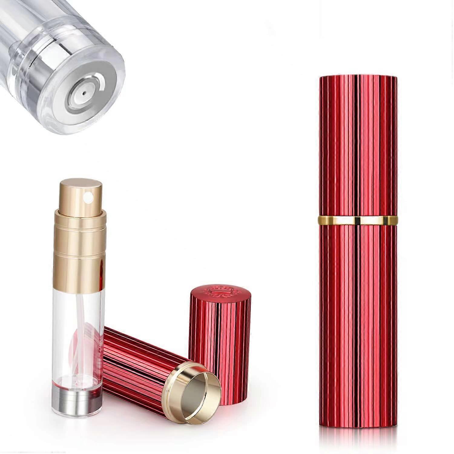 Travel Atomizer Mini Refillable Empty Spray Perfume Bottle 5ml, Red