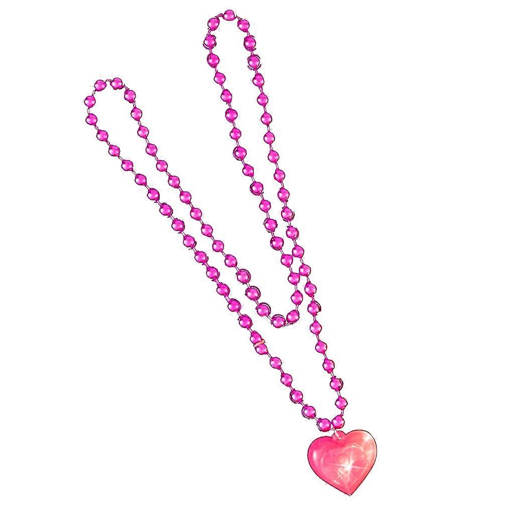 Light up Heart Halsband för klassrum Utbytesgåvor Priser Alla hjärtans dag