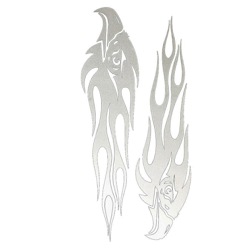 Custom Car Stickers DIY Kit Eagle Flame Pattern Reflective Scooter Bicycle