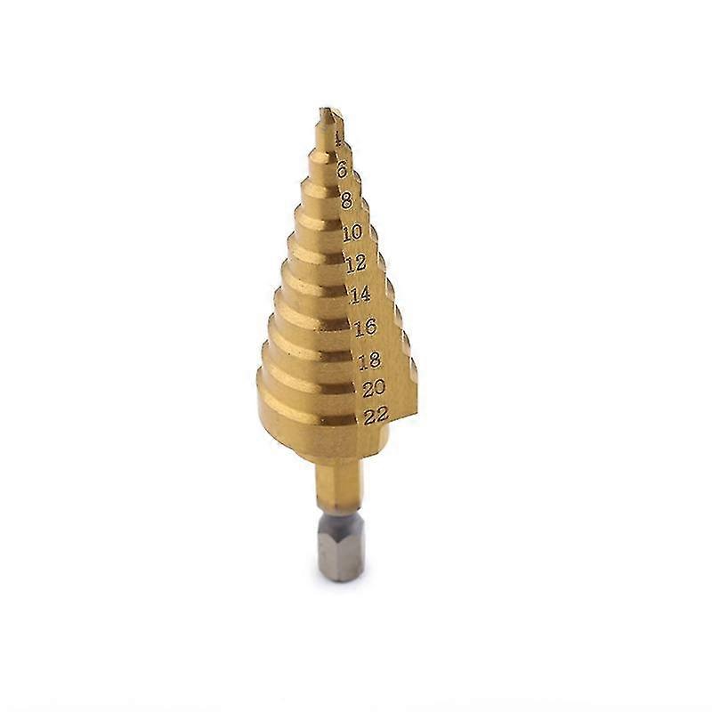 Step Drill Bit Set  Alloy Compatible For Punching  And  Reaming Boards-MXBC