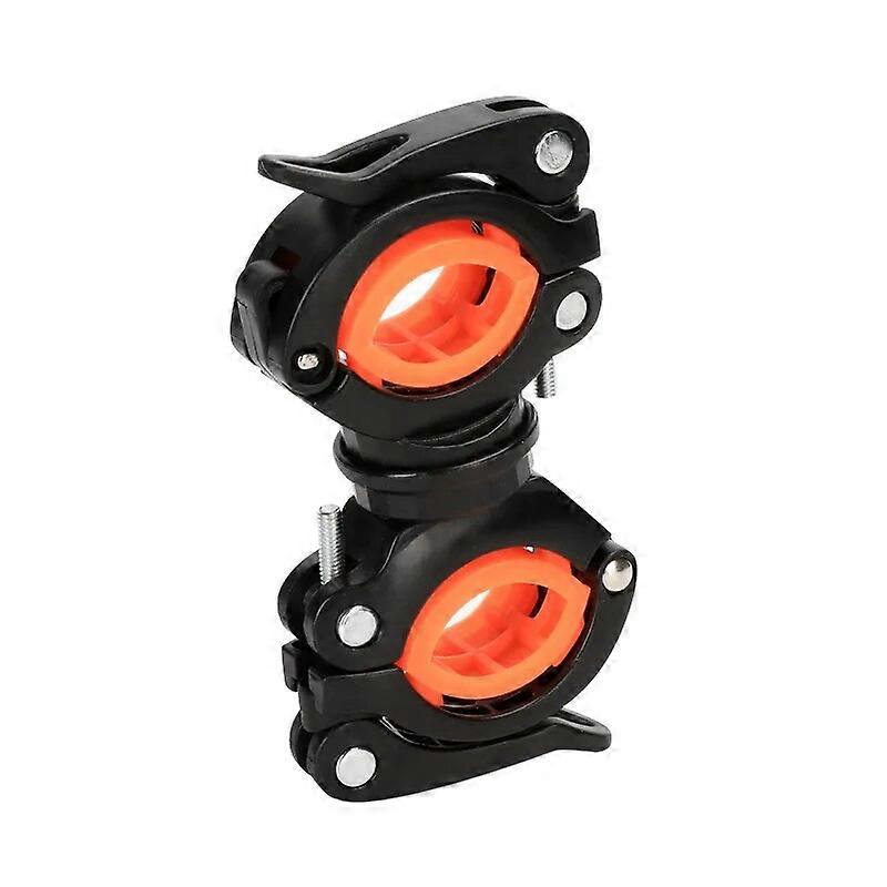 Bicycle Light Bracket Bike Lamp Holder LED Torch Headlight Pump Stand Quick Release Mount 360 Degree Rotatable
