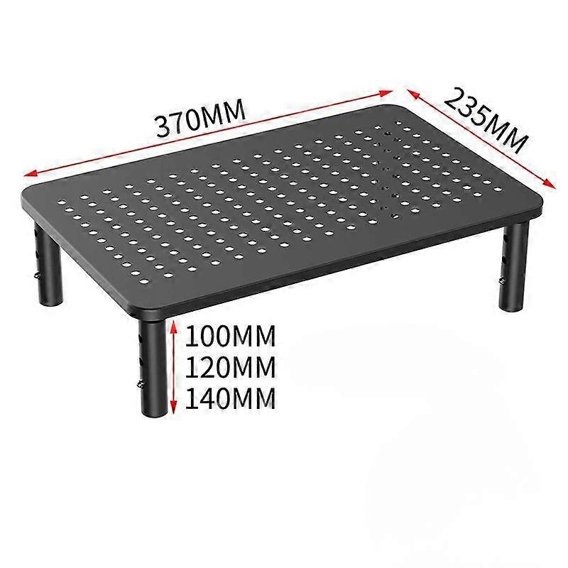 Computer Monitor Stand Riser, 3 adjustable heights with Mesh Platform Computer Monitor Stand Riser for Laptop, Computer, PC, Printer