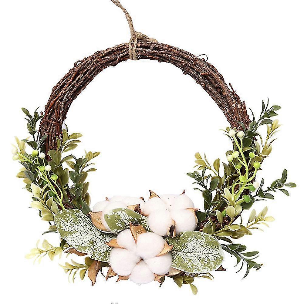 Easter Artificial Eucalyptus Leaf Wreath Easter Flower Wreath Hanging Garland