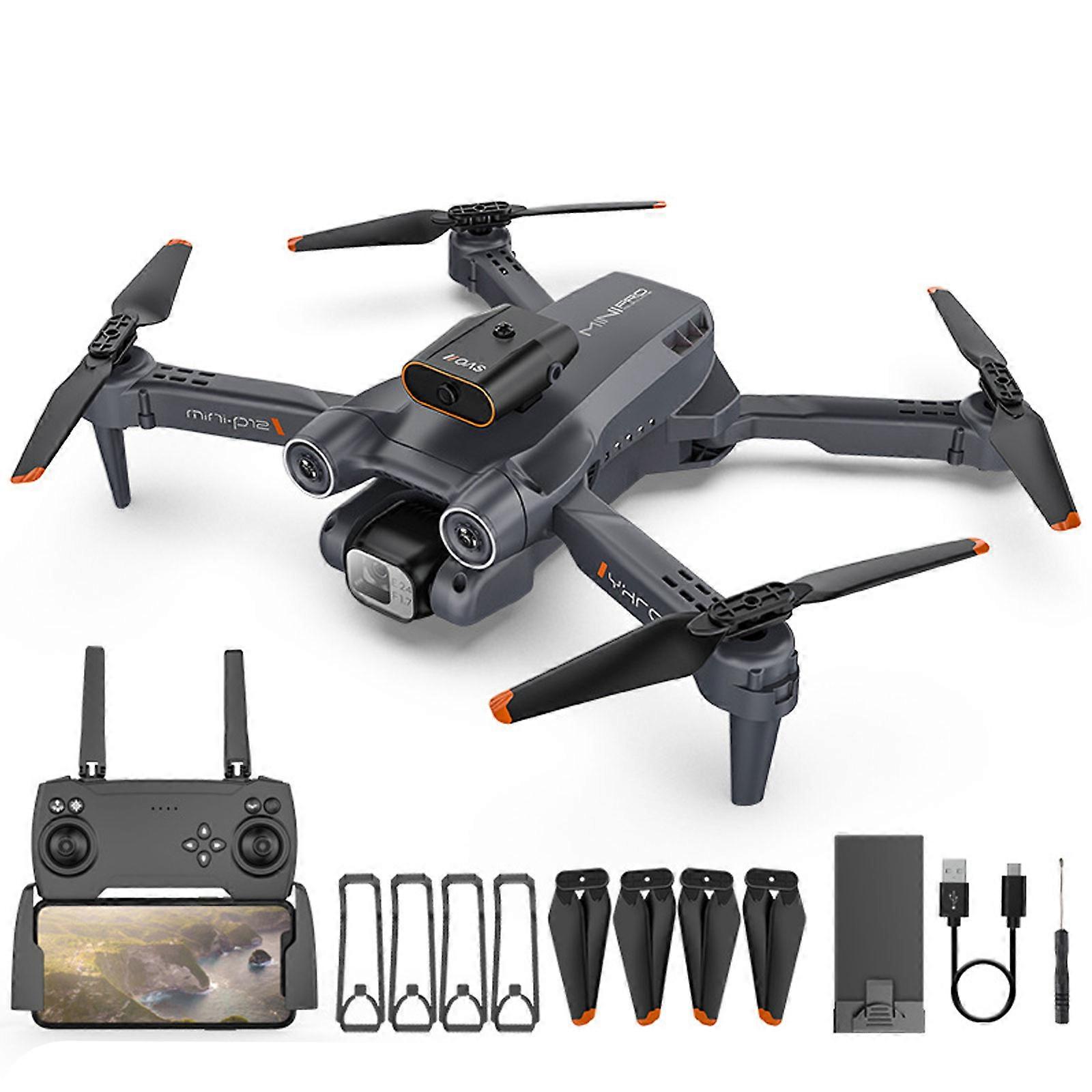2023 New RC Drone With 8K HD Dual Camera WiFi FPV Foldable Quadcopter+USB Cable
