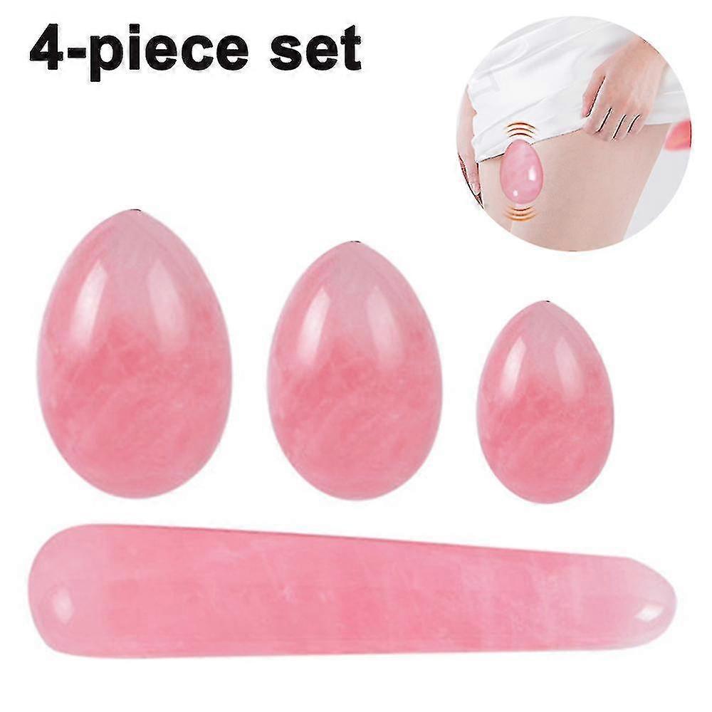 4pcs Set Jade Yoni Eggs Stick Exercise Strengthen Pelvic Floor Muscles