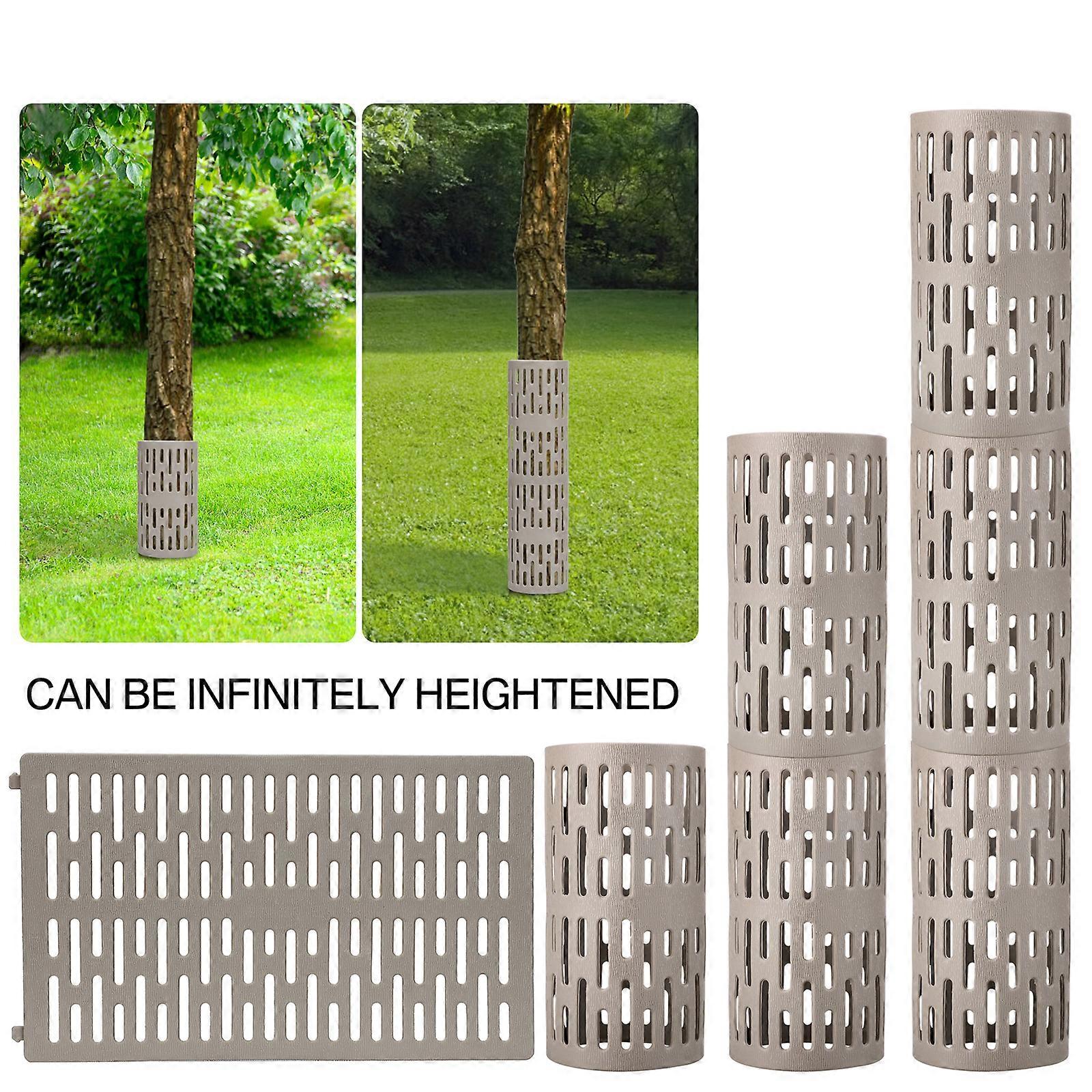 6Pcs Plant and Tree Trunk Protector Cover Weather-Proof Plasticuards Durable