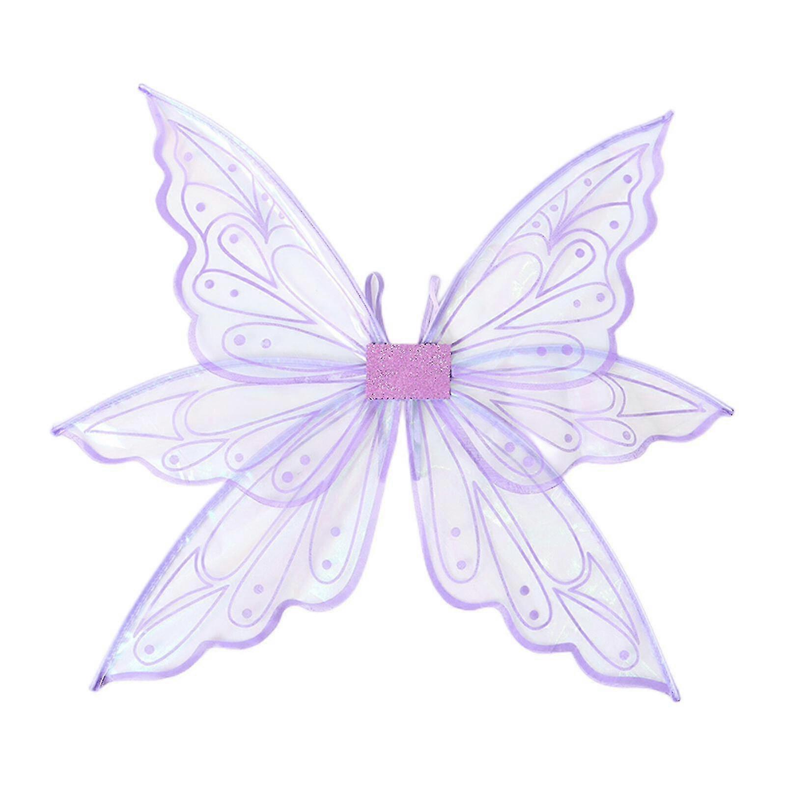 כנפי פרפר כנפי פיות לבנות מבוגרים גבירותיי בנות כנפי פיות מלאך נוצצות, 100% חדש