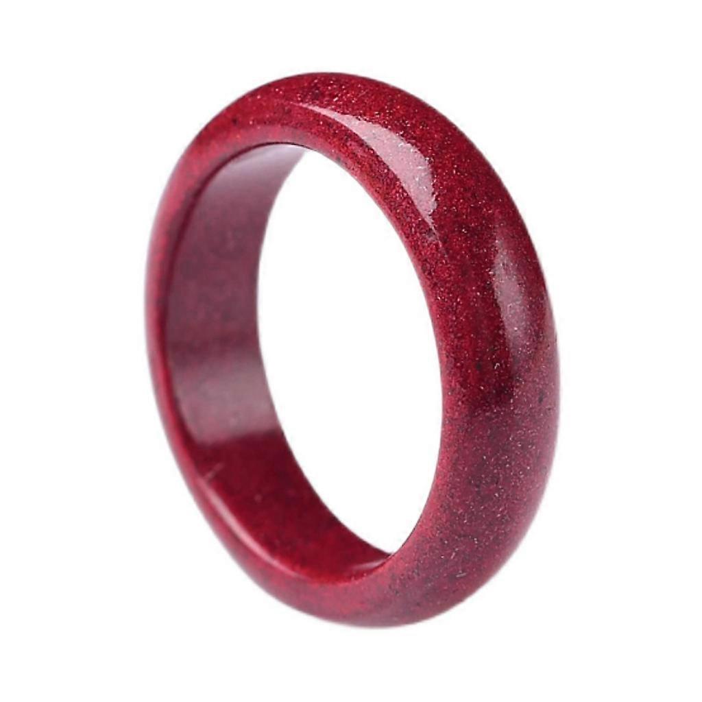 Feng Shui Cinnabar Ring With Om Mani Padme Hum Mantra - Good Luck Wealth Amulet For Men & Women - View #10