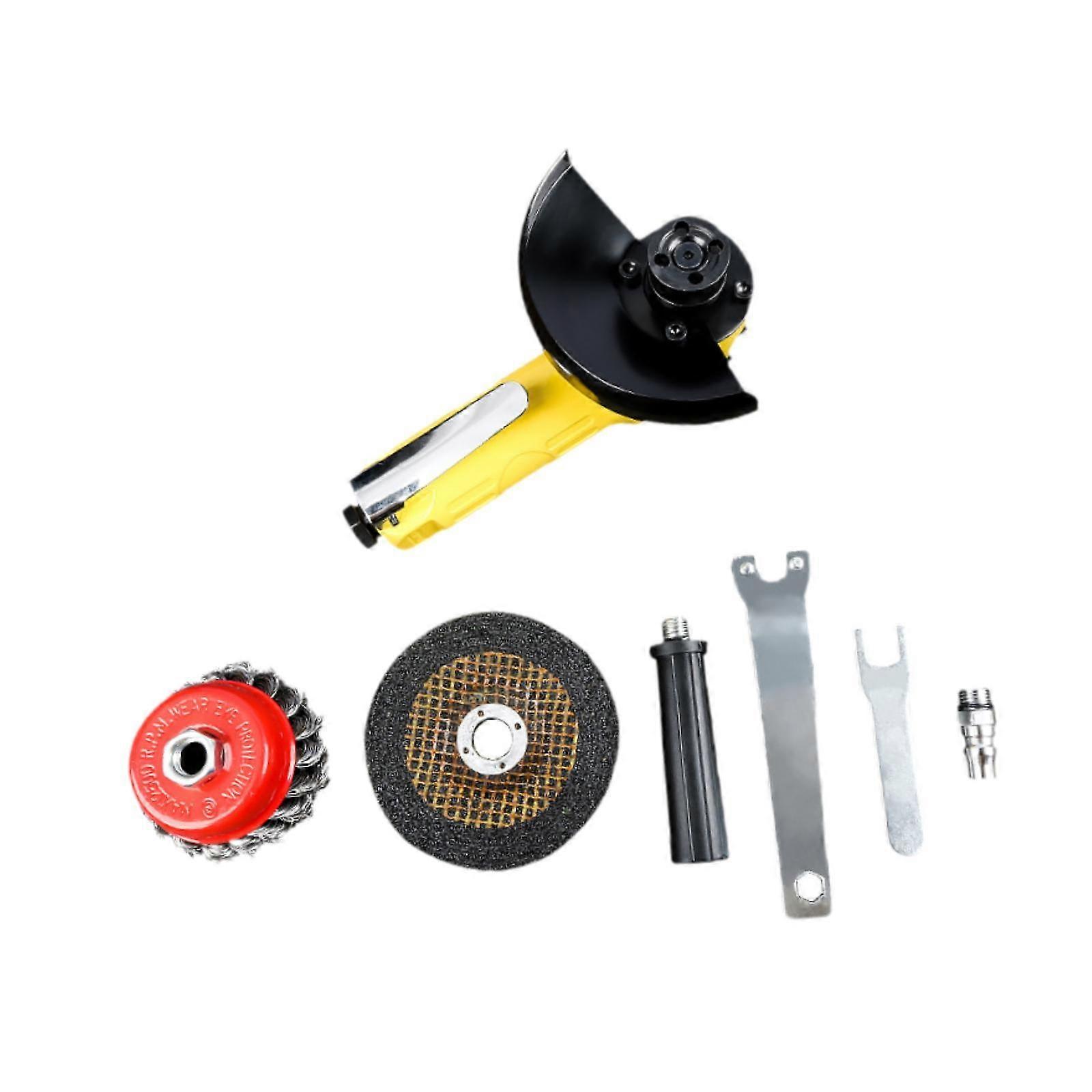 Angle Grinder Kit 2 in 1 High Speed Deruster for Deburring Home DIY Projects