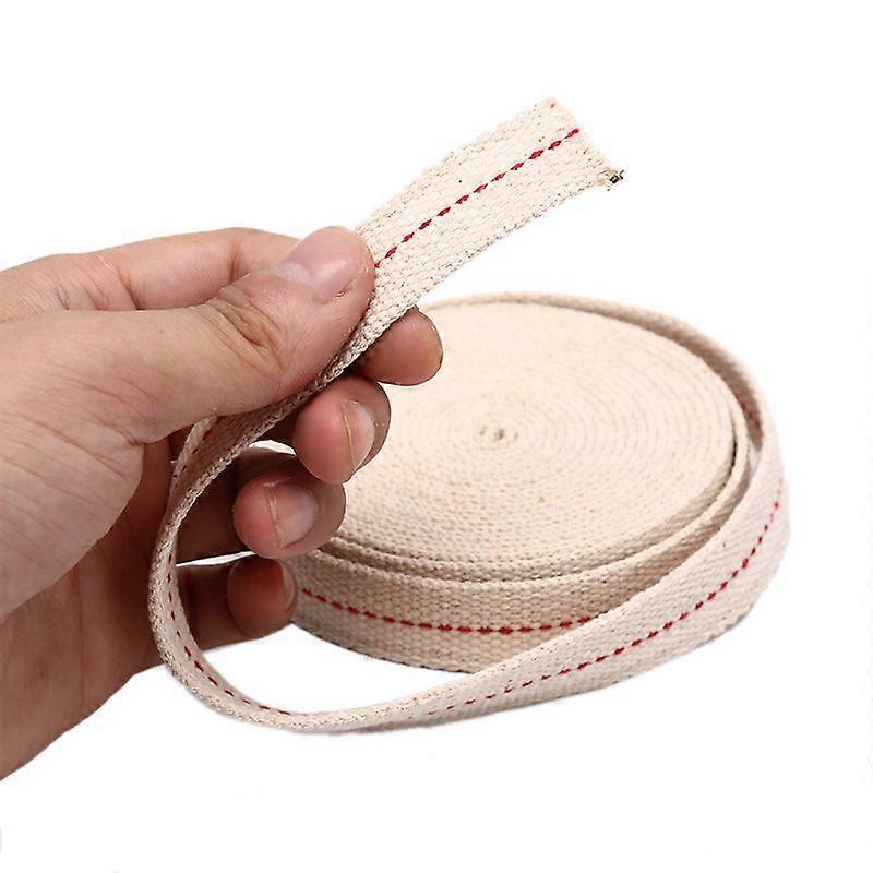 4.5M Lampe à kérosène Mèche en coton tressé Mèche Lampe à huile plate Mèche pour lampe à huile