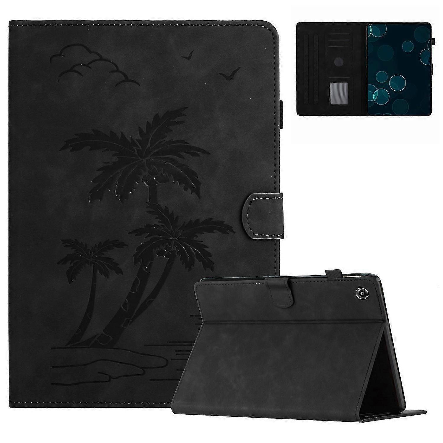 For Amazon Fire 7 2015/(2017)/ (2019) Case Card Slots PU Leather Pattern Folio Smart Tablet Cover