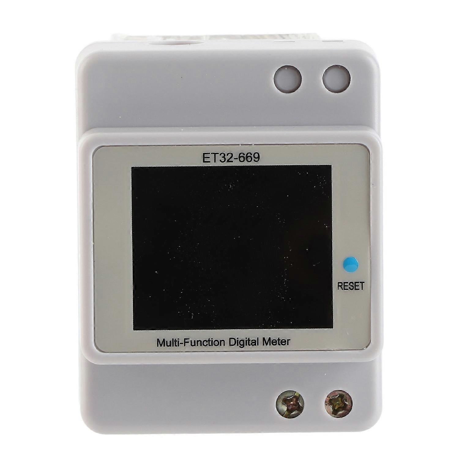 Watt Hour Meter High Accuracy Supports 22 KW Power Single Phase Electricity Meter for Voltage Curren
