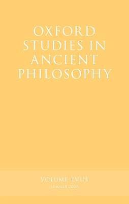 Oxford Studies in Ancient Philosophy Volume 58